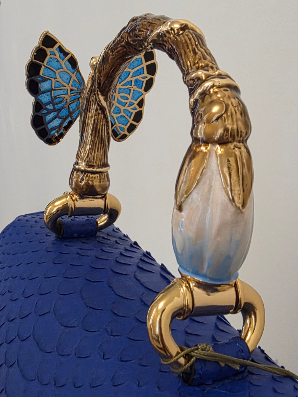 Biagini Art Bag Cobalt Blue Butterfly