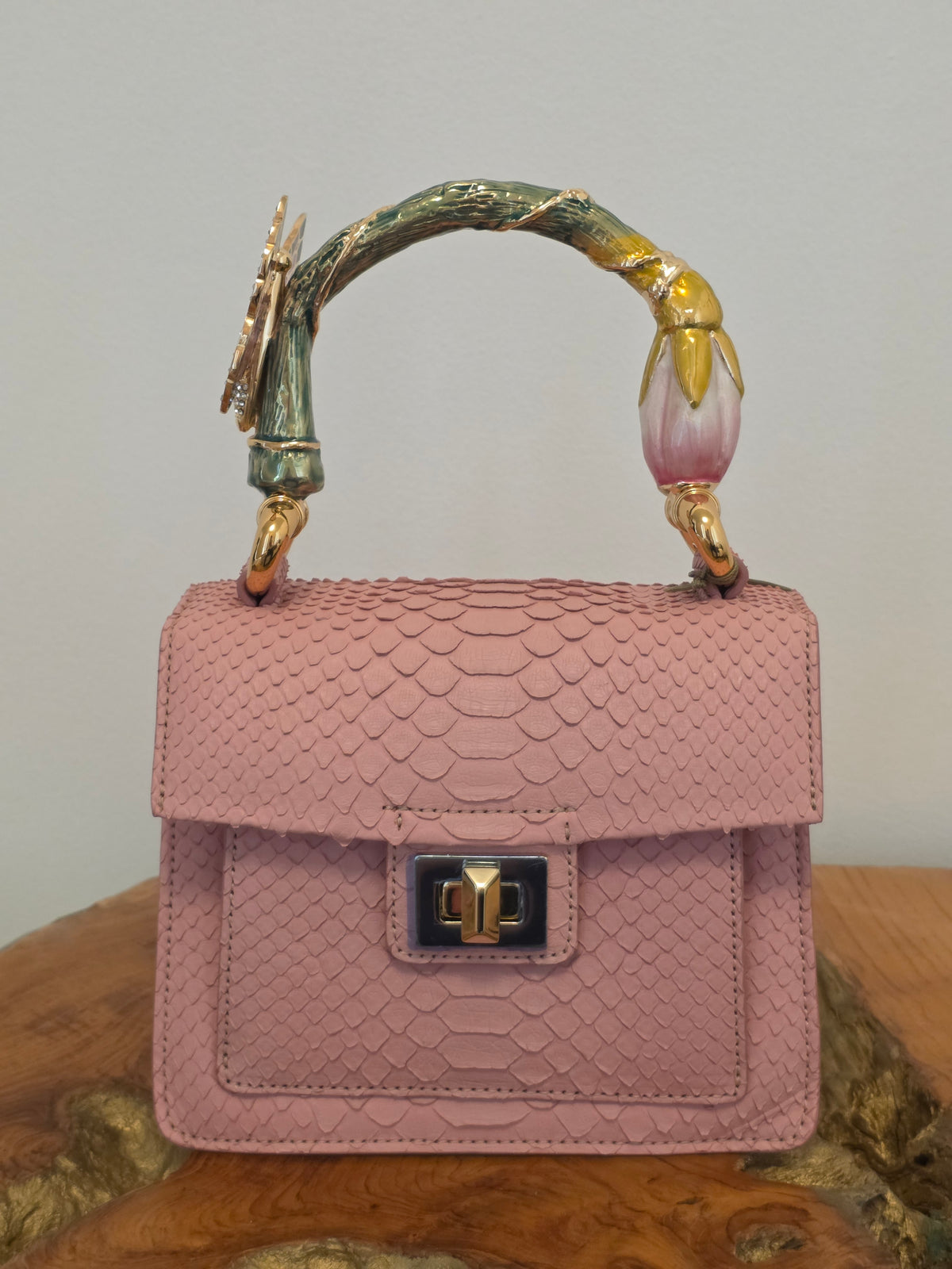 Biagini Art Bag Magnolia Pink Butterfly