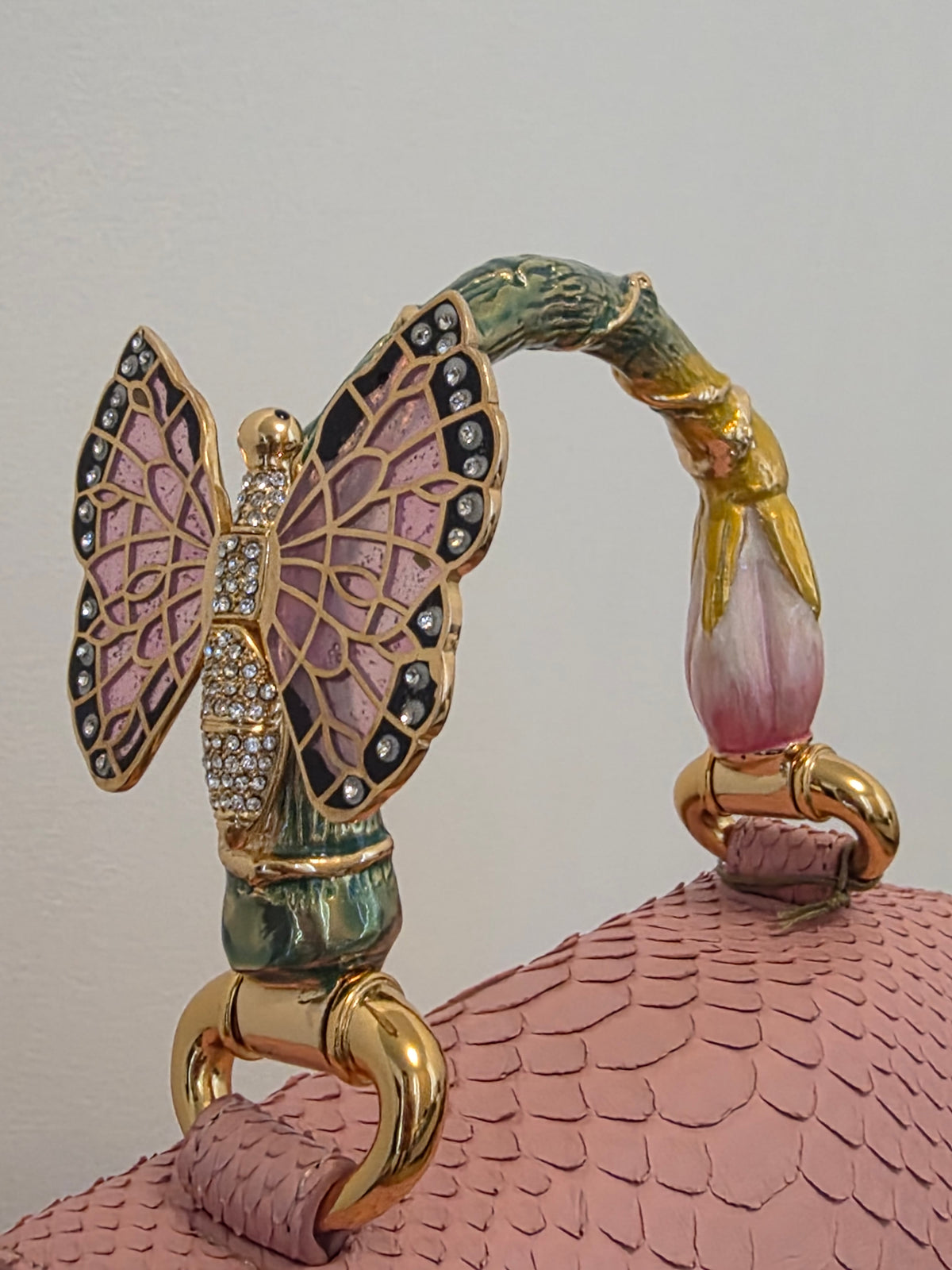 Biagini Art Bag Magnolia Pink Butterfly