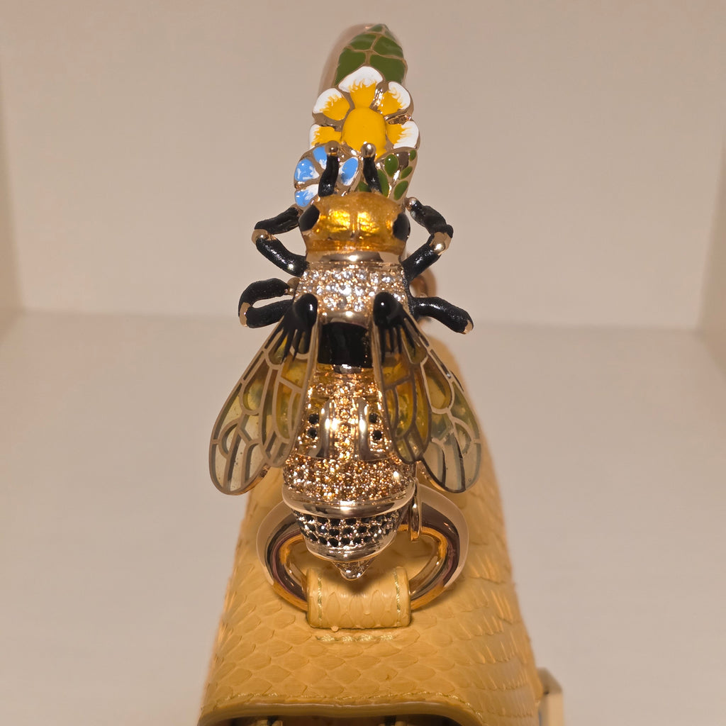 Biagini Art Bag Honey Python Bumble Bee