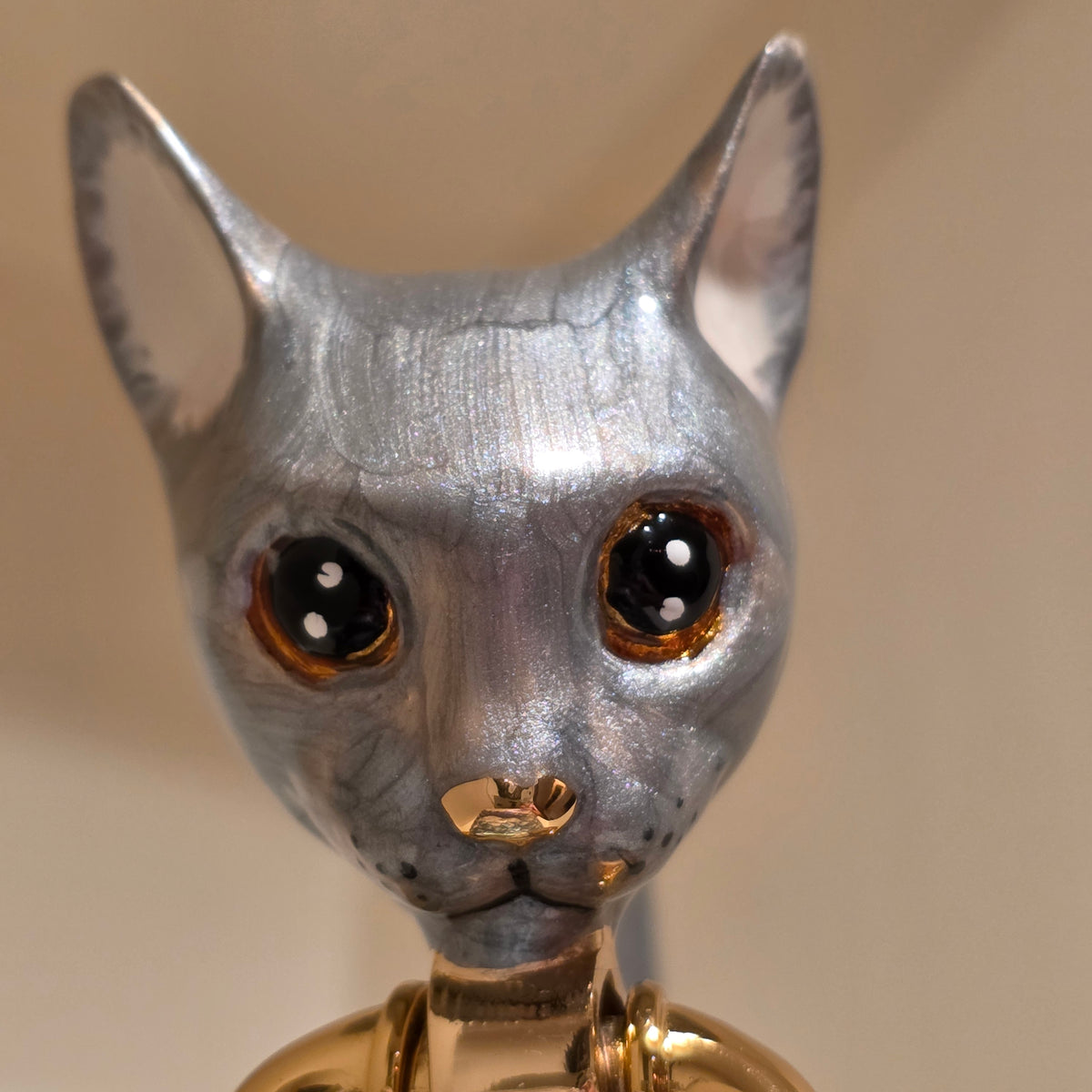 Biagini Art Bag Silver Cat Chagall
