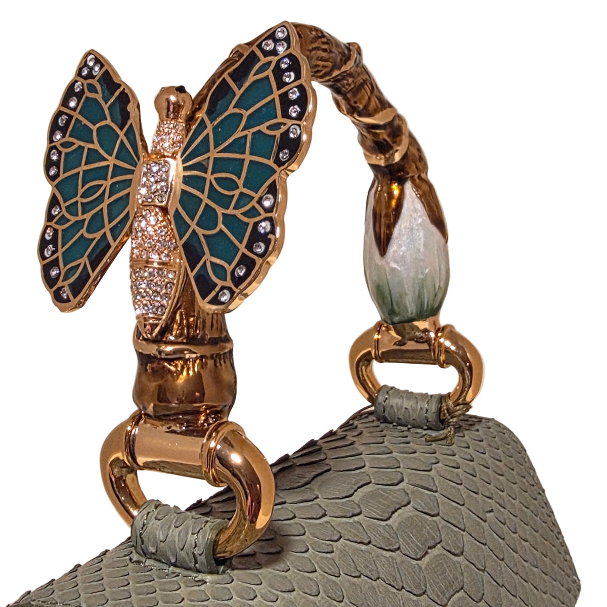 Biagini Art Bag –

Handcrafted in Bologna, Italy since 1968, the Biagini Art Bag is a masterclass in exquisite Italian artistry and uncompromising luxury. Designed to make a statement, this piece showcases genuine python finishes paired with rich, sumptuous suede interior lining. Every detail is meticulously finished, featuring a distinctive hand-painted enameled brass handle and gleaming gold-tone hardware.

Craftsmanship: Made in Italy
Brought to you by Rise And Shine Haven - BellaBarra.store
