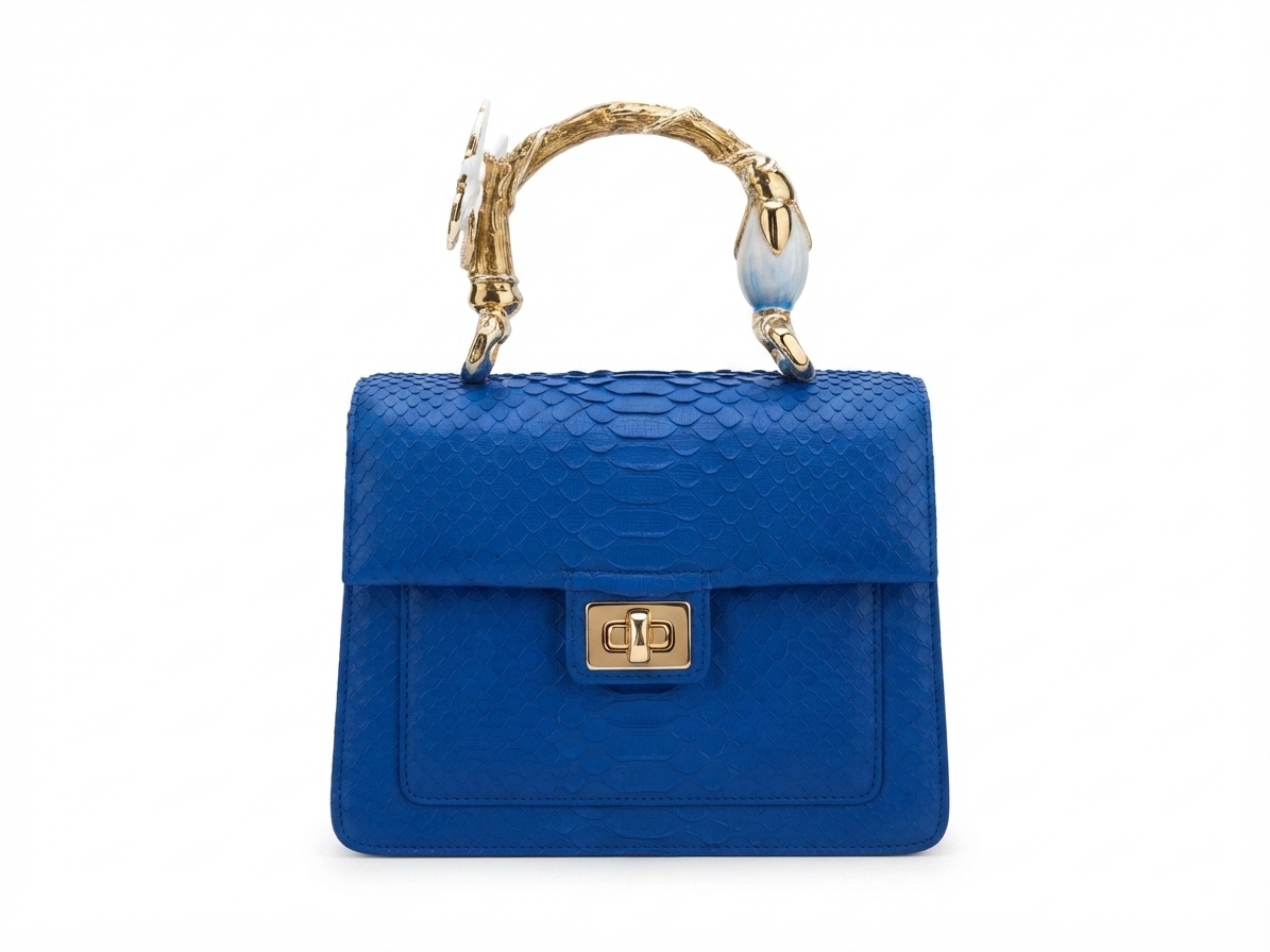 Biagini Art Bag Blue Butterfly