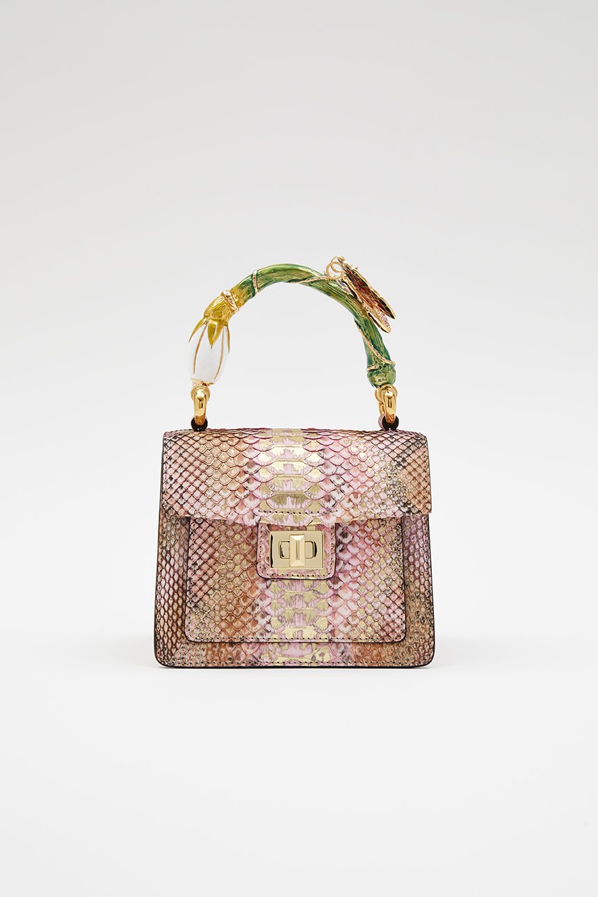 Biagini Art Bag Pink Butterfly