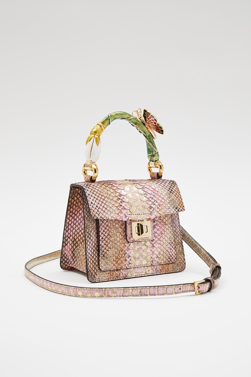 Biagini Art Bag Pink Butterfly