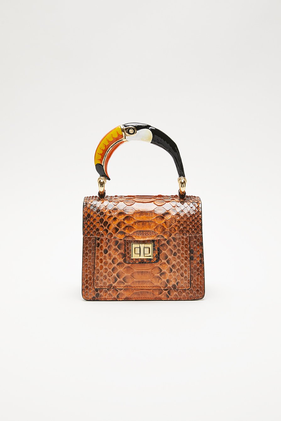 Biagini Art Bag Orange Tucan