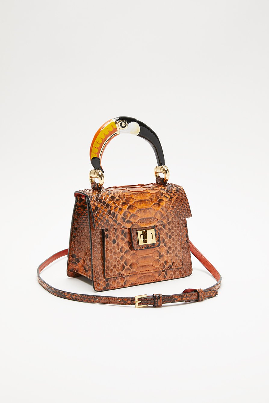 Biagini Art Bag Orange Tucan