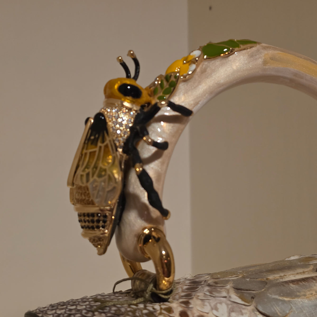 Biagini Art Bag –

Handcrafted in Bologna, Italy since 1968, the Biagini Art Bag is a masterclass in exquisite Italian artistry and uncompromising luxury. Designed to make a statement, this piece showcases genuine python finishes paired with rich, sumptuous suede interior lining. Every detail is meticulously finished, featuring a distinctive hand-painted enameled brass handle and gleaming gold-tone hardware.

Craftsmanship: Made in Italy
Brought to you by Rise And Shine Haven - BellaBarra.store