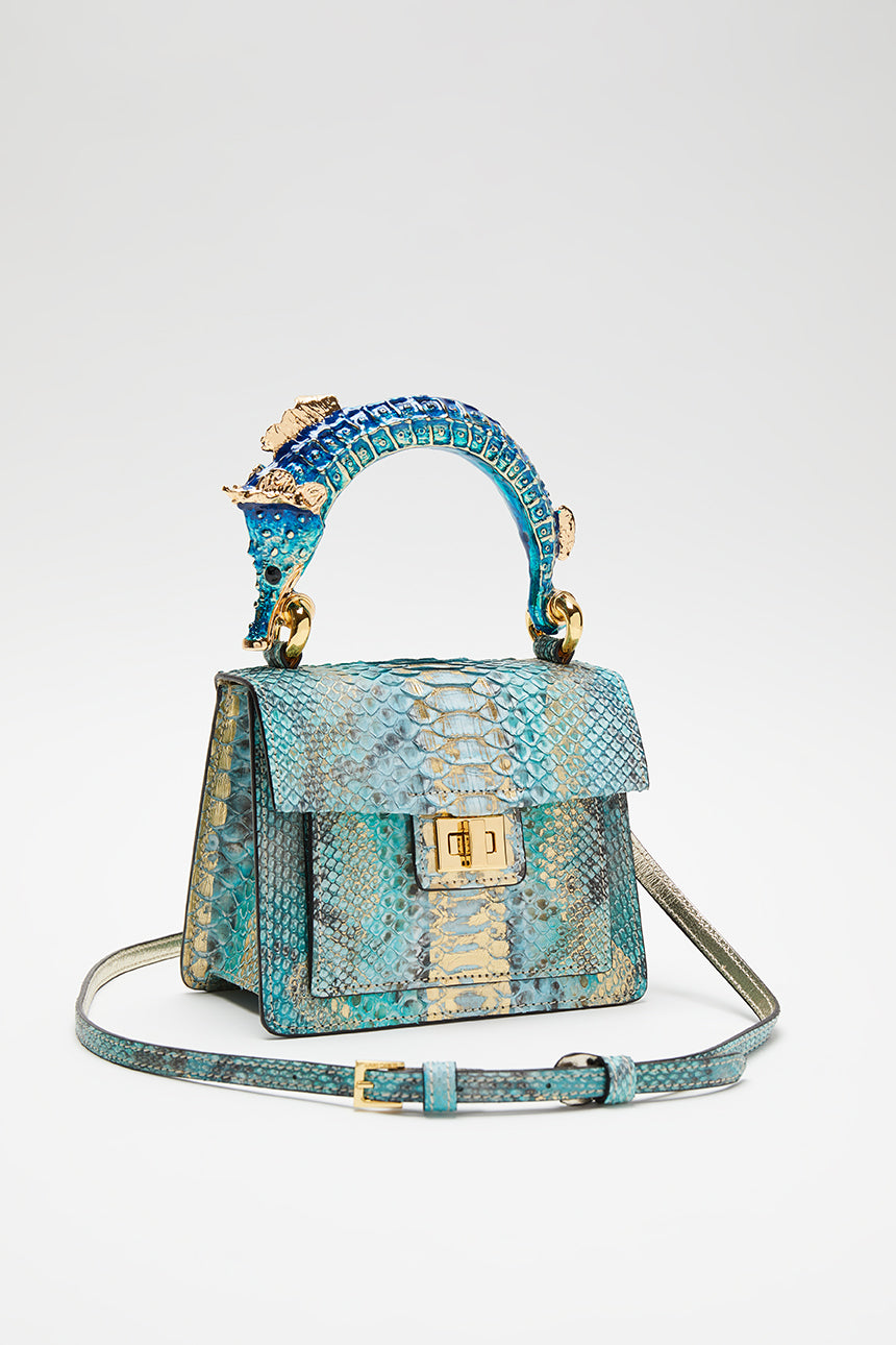Biagini Art Bag SeaHorse Blue
