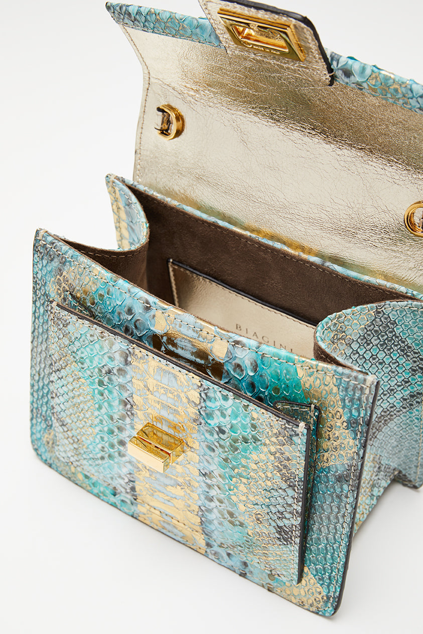 Biagini Art Bag SeaHorse Blue